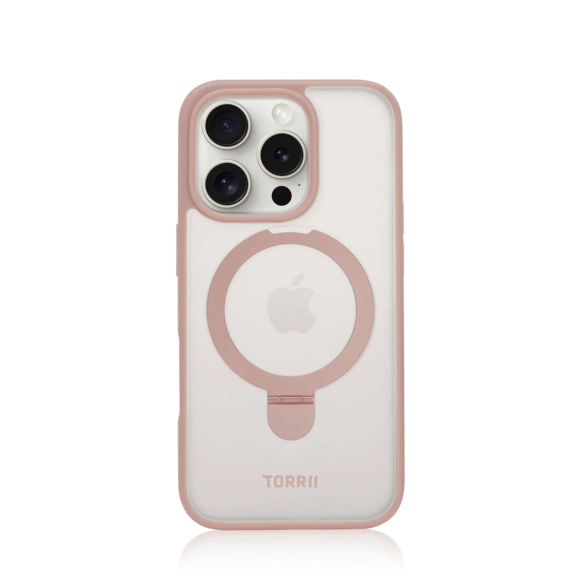 iPhone 16 Pro Torrii Torero Stand Magsafe Cover - Pink - Tashqila iPhone 16 Pro Torrii Torero Stand Magsafe Cover - Pink - Tashqila
